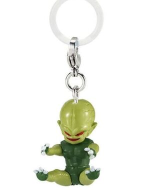 Green Alien Keychain Charm